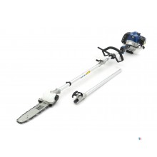 HBM 4 i 1 børsteklipper / gresstrimmer / hekksaks / motorsag / tresag - 42,7 cc 