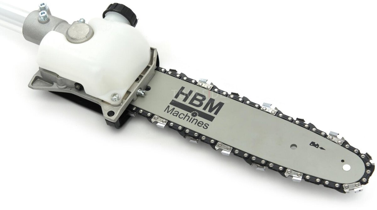 HBM 4 i 1 børsteklipper / gresstrimmer / hekksaks / motorsag / tresag - 42,7 cc 