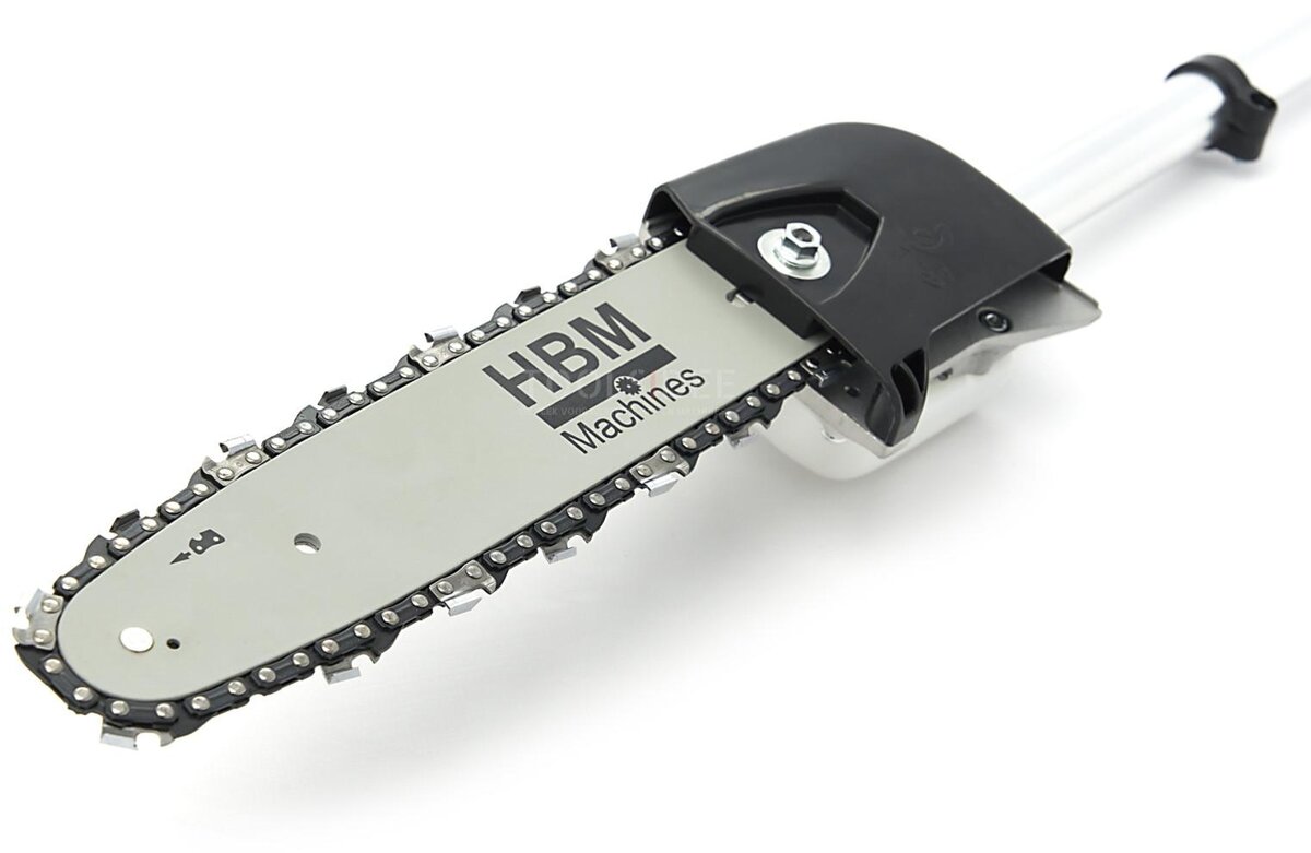 HBM 4 i 1 børsteklipper / gresstrimmer / hekksaks / motorsag / tresag - 42,7 cc 