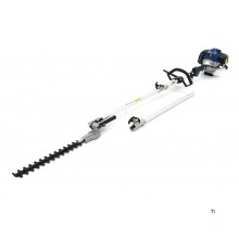 HBM 4 i 1 børsteklipper / gresstrimmer / hekksaks / motorsag / tresag - 42,7 cc 