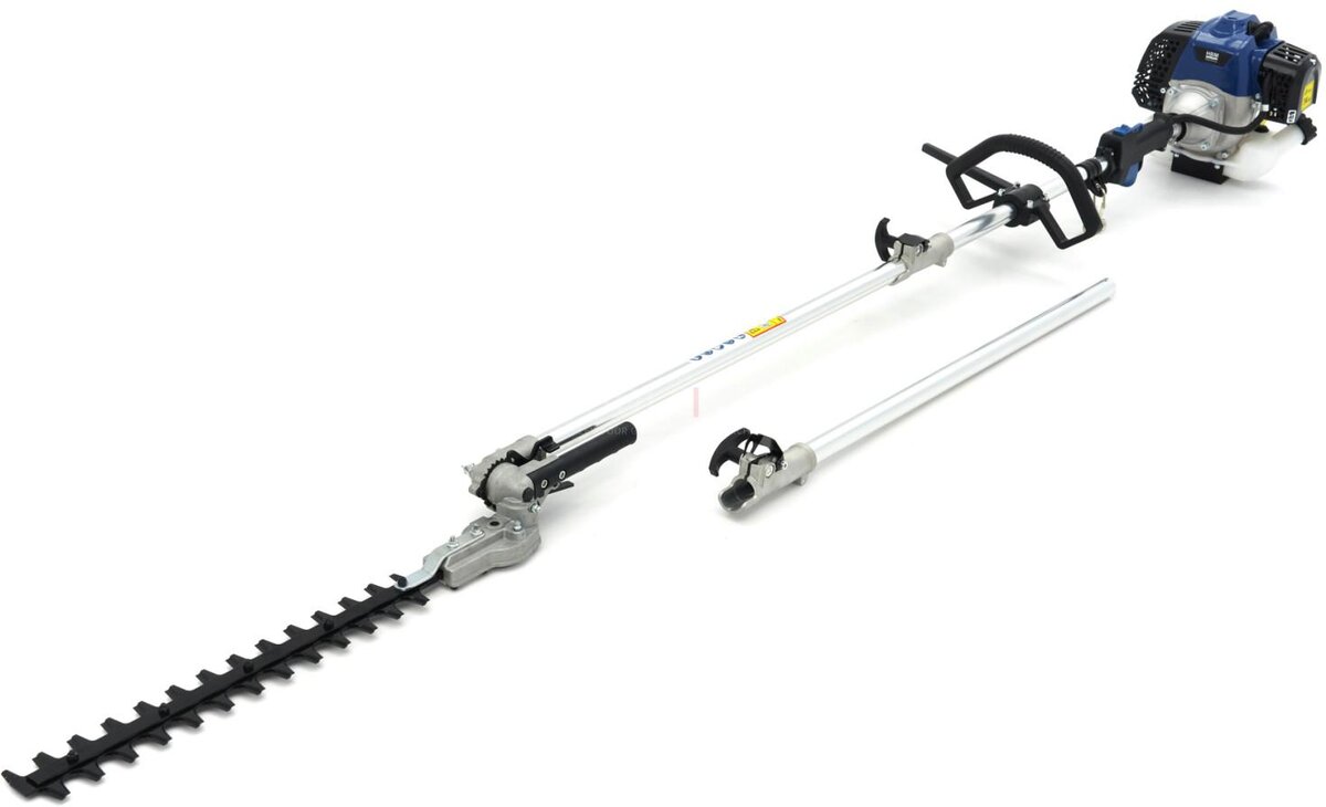 HBM 4 i 1 børsteklipper / gresstrimmer / hekksaks / motorsag / tresag - 42,7 cc 