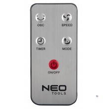 Ventilatore da terra professionale NEO Tools da 45 Watt con telecomando