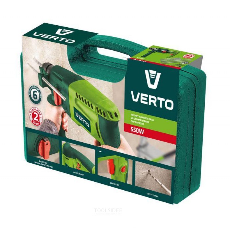 Marteau perforateur VERTO SDS+ 550w