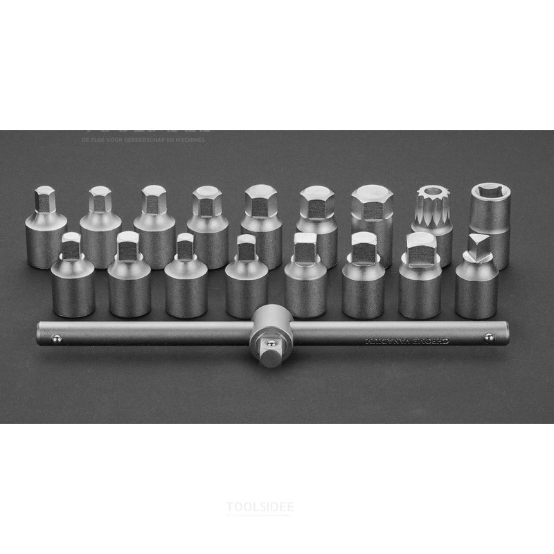 NEO socket set for oil drainage