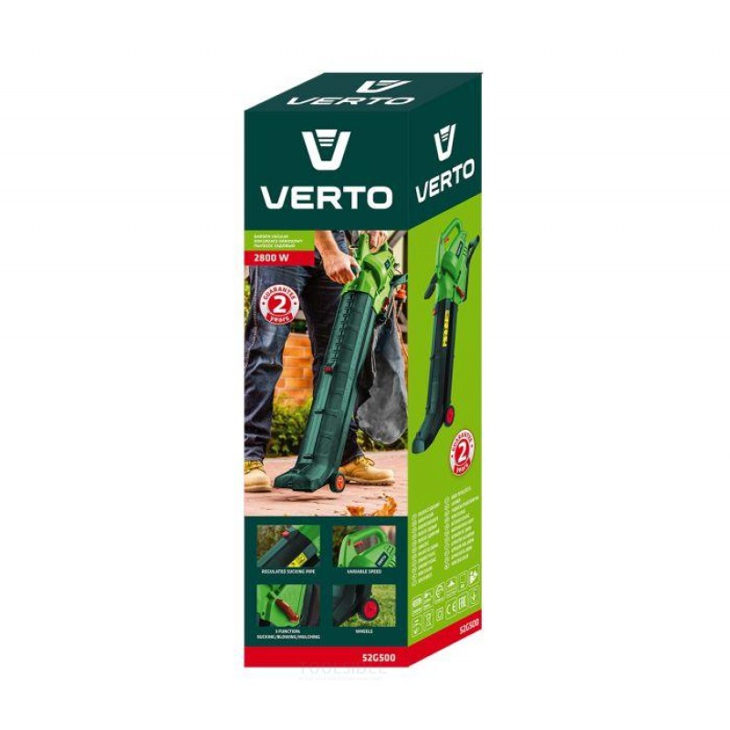 VERTO blad blazer/versnipperraar 2800w