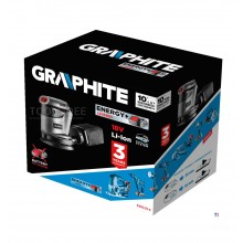 GRAPHITE Random Orbital Sander - 18v LI-ION, ENERGY +