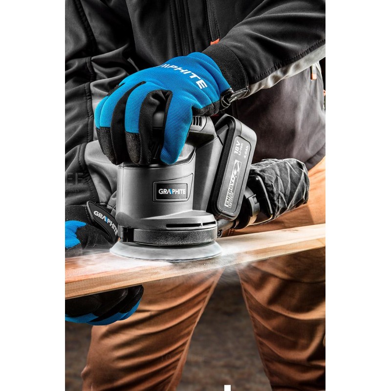 GRAPHITE Random Orbital Sander - 18v LI-ION, ENERGY +