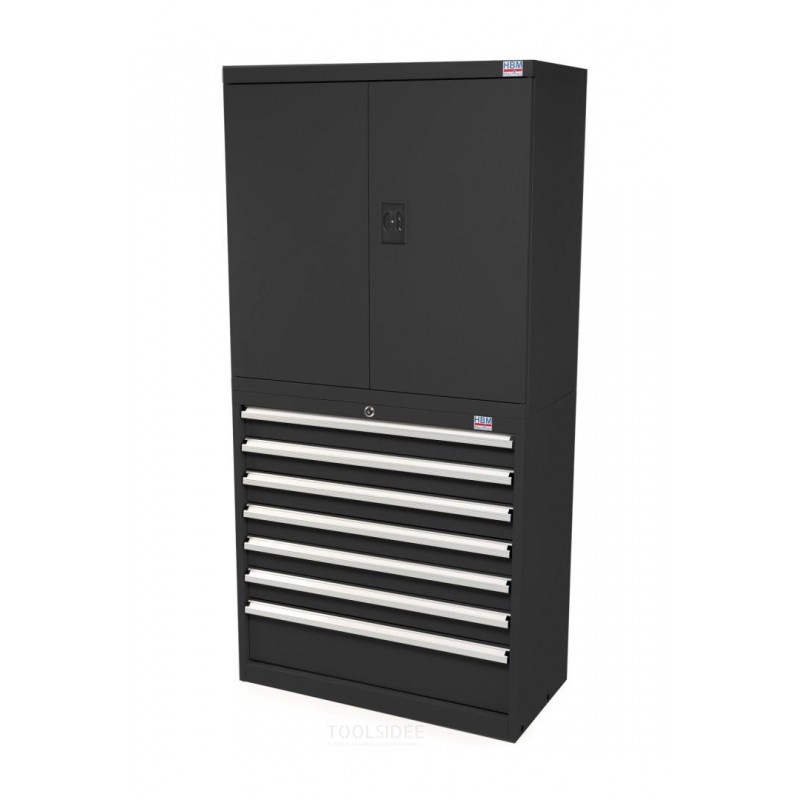 armoire combinée hbm profi noire 