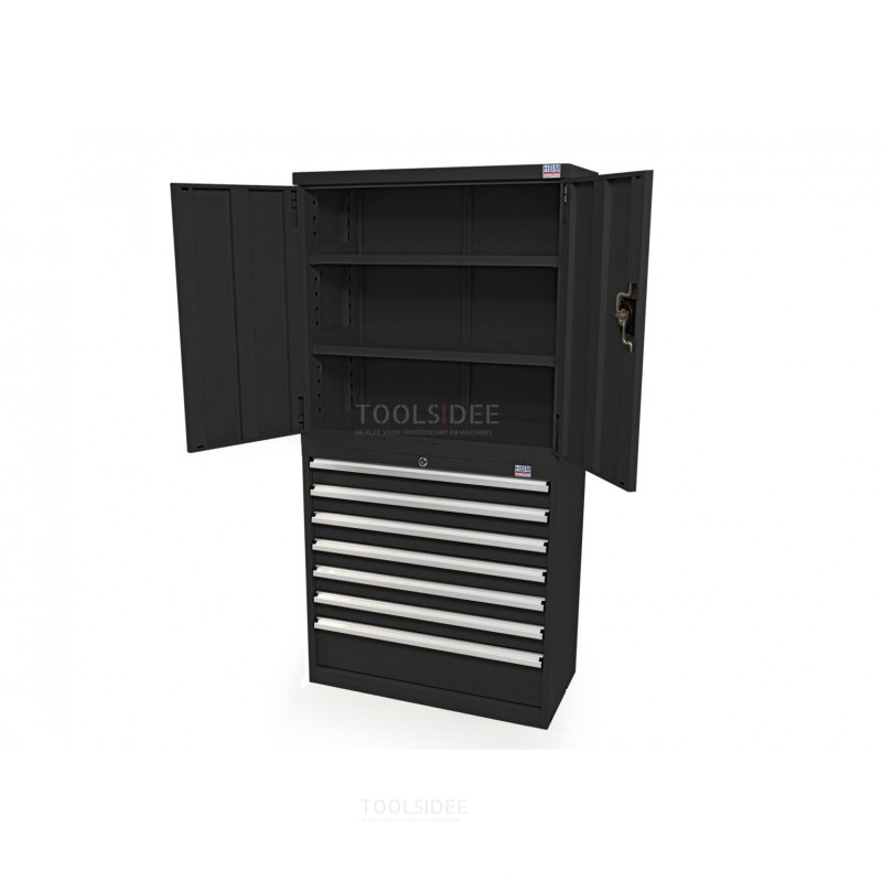 armoire combinée hbm profi noire 