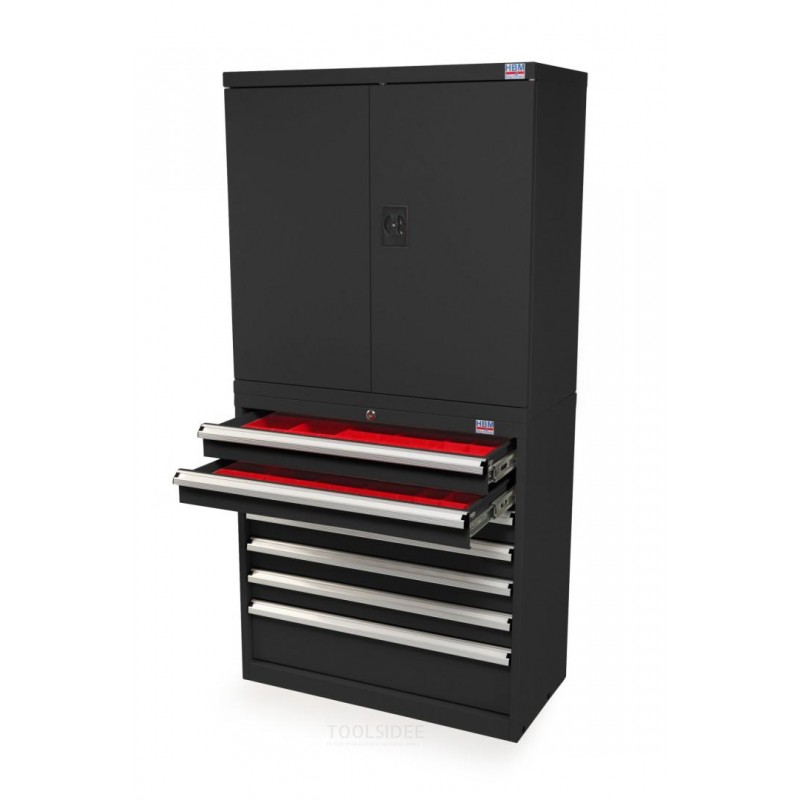 HBM profi combination cabinet black 