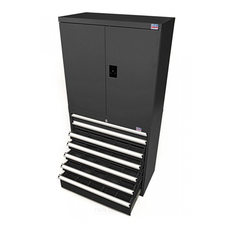 armoire combinée hbm profi noire 