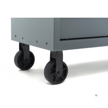 HBM Werkzeugwagen, 8 Schubladen, 142 cm, grau 