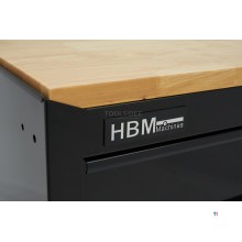 HBM værktøjsvogn, 8 skuffer, 142 cm, sort HBM værktøjsvogn, 8 skuffer, 142 cm, sort