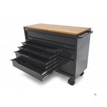 HBM værktøjsvogn, 8 skuffer, 142 cm, sort HBM værktøjsvogn, 8 skuffer, 142 cm, sort