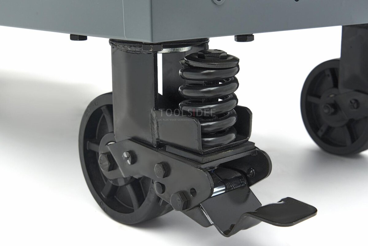 HBM verktøyvogn, 14 skuffer, 182 cm, grå 