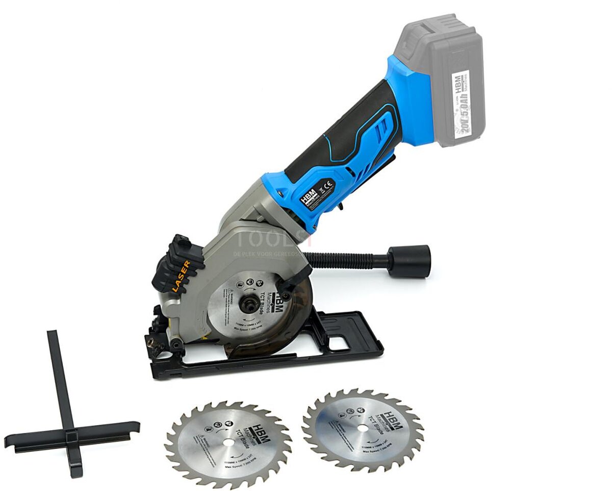 HBM akku rundsav 115 mm 20 Volt 