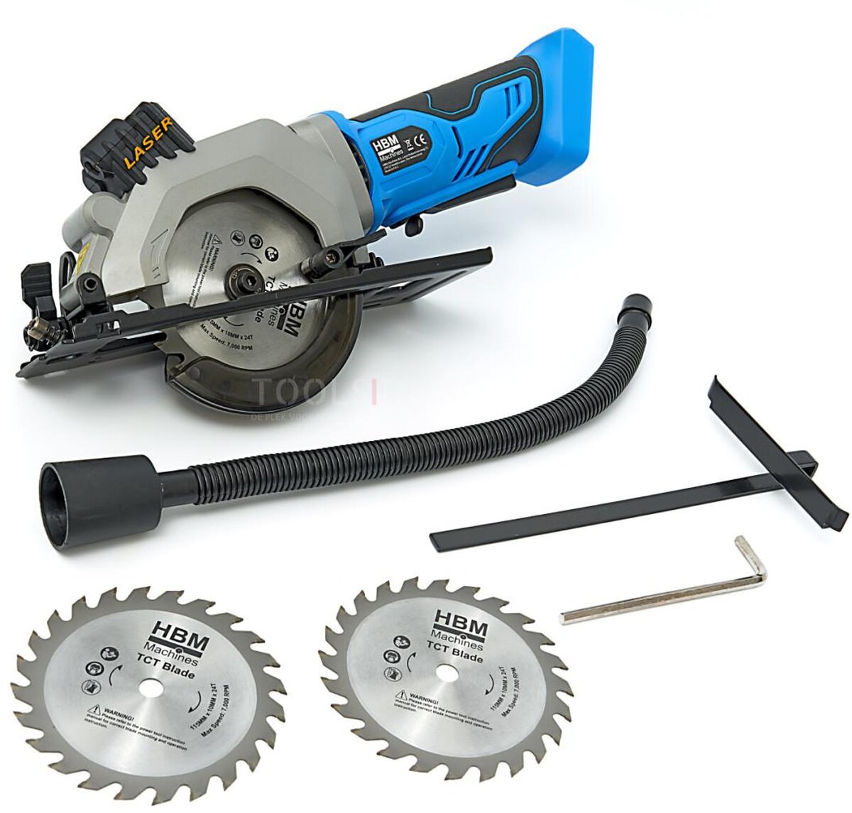 HBM akku rundsav 115 mm 20 Volt 