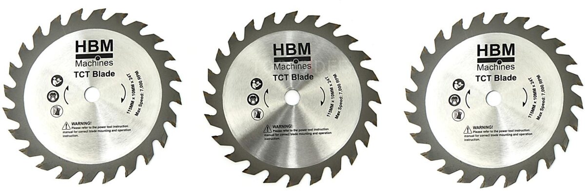 HBM akku rundsav 115 mm 20 Volt 