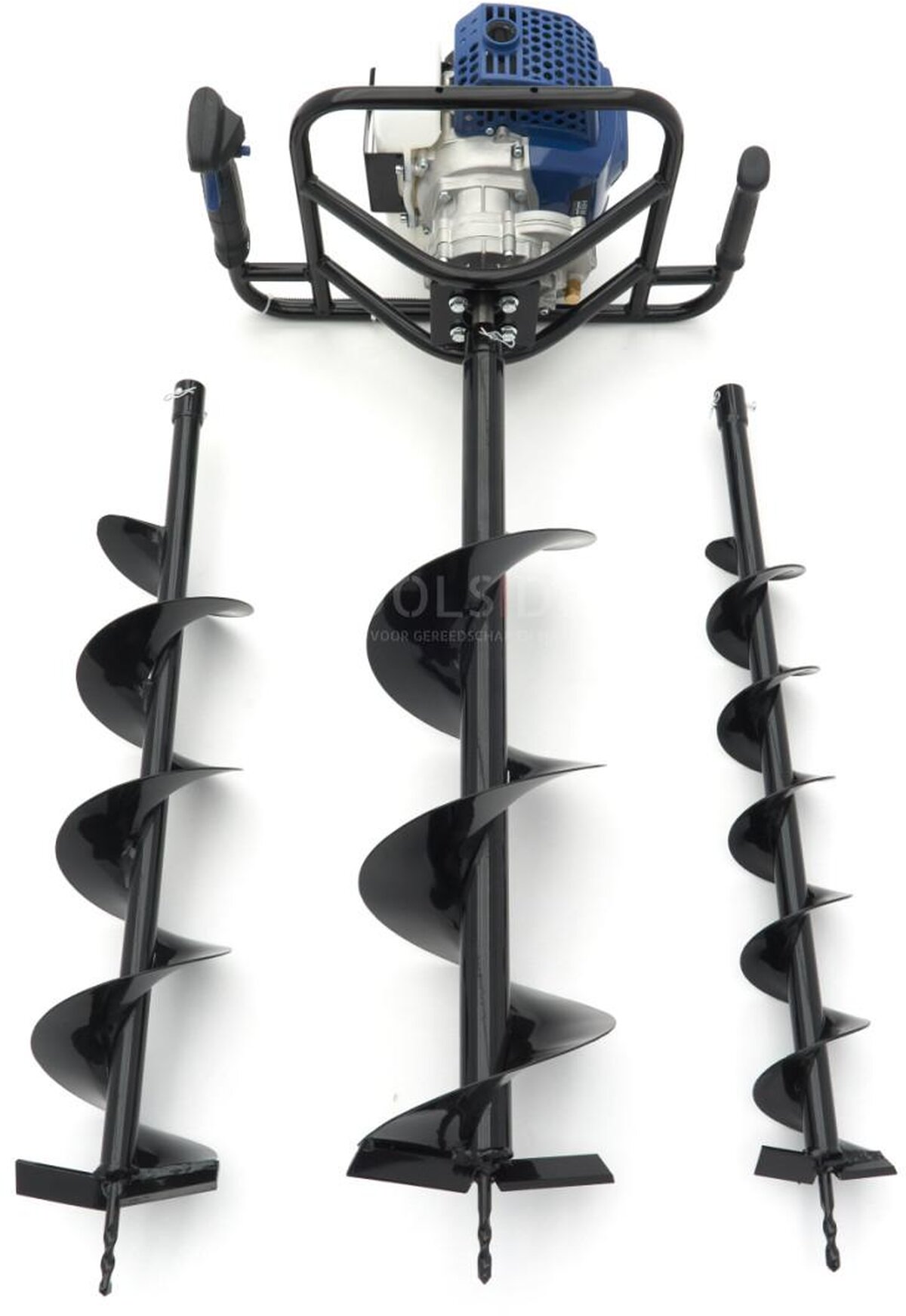 HBM Grondboor met benzine motor 51,2 cc 