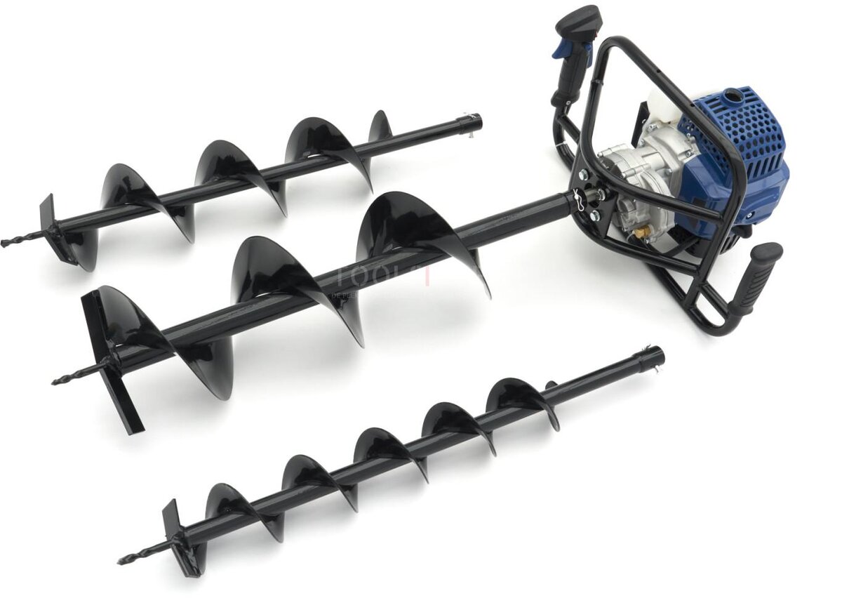 HBM Grondboor met benzine motor 51,2 cc 