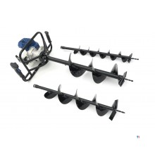 HBM Grondboor met benzine motor 51,2 cc 