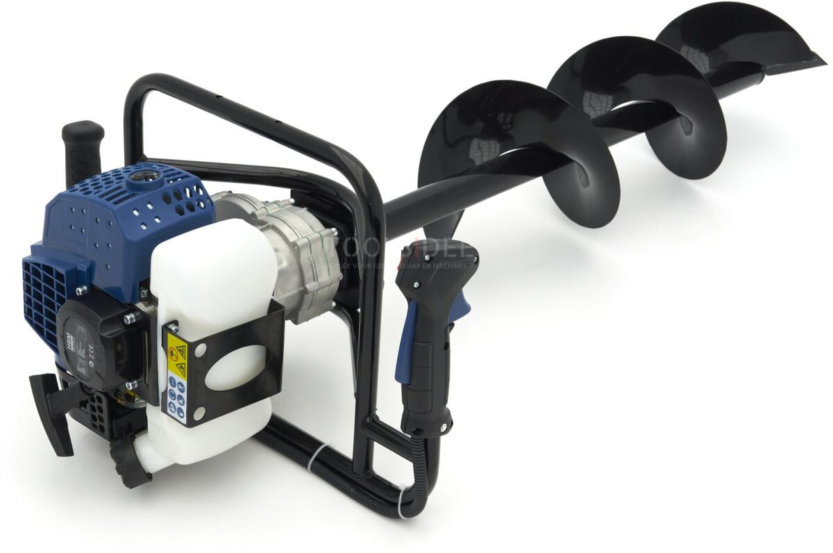 HBM Grondboor met benzine motor 51,2 cc 