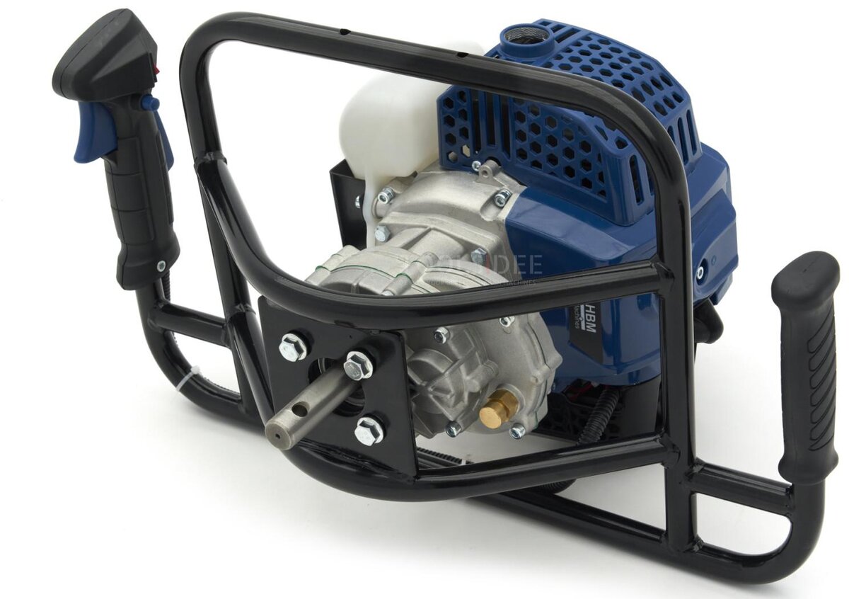 HBM Grondboor met benzine motor 51,2 cc 