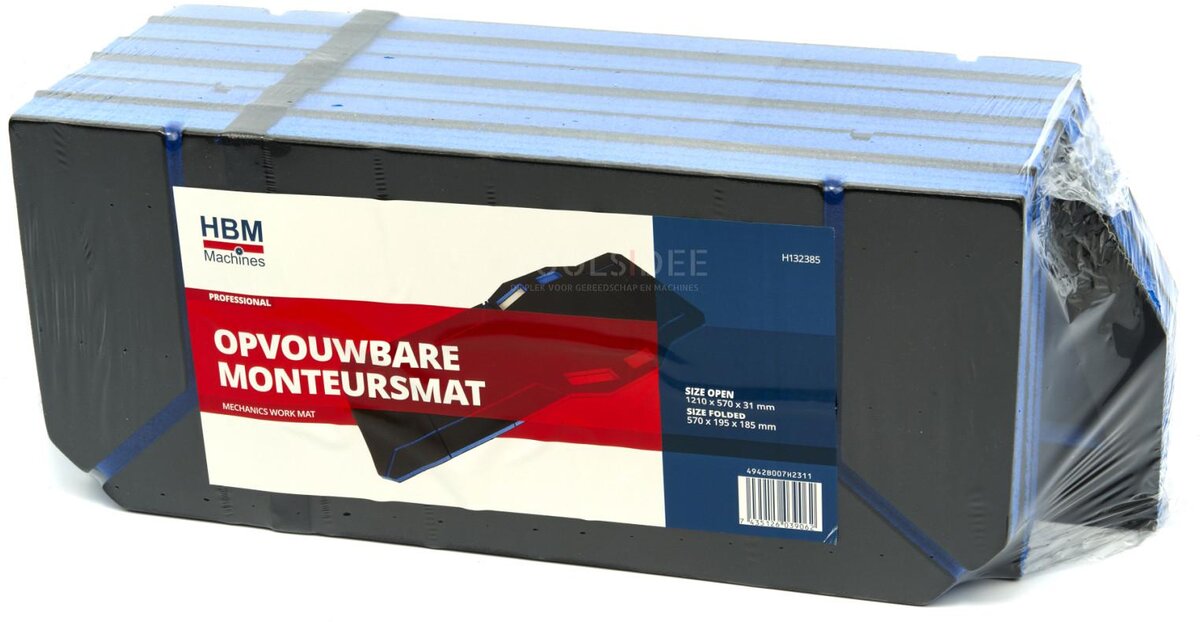 HBM Vikbar mekanikermatta 