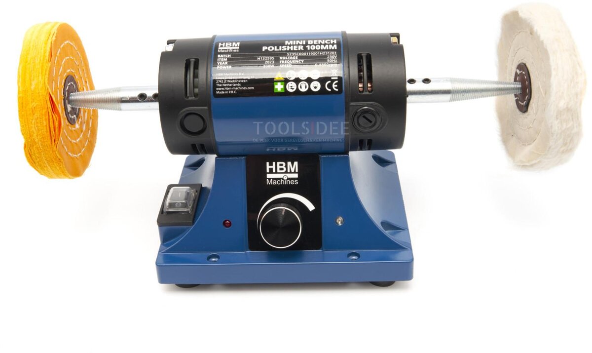 HBM mini polijstmachine 100 mm 