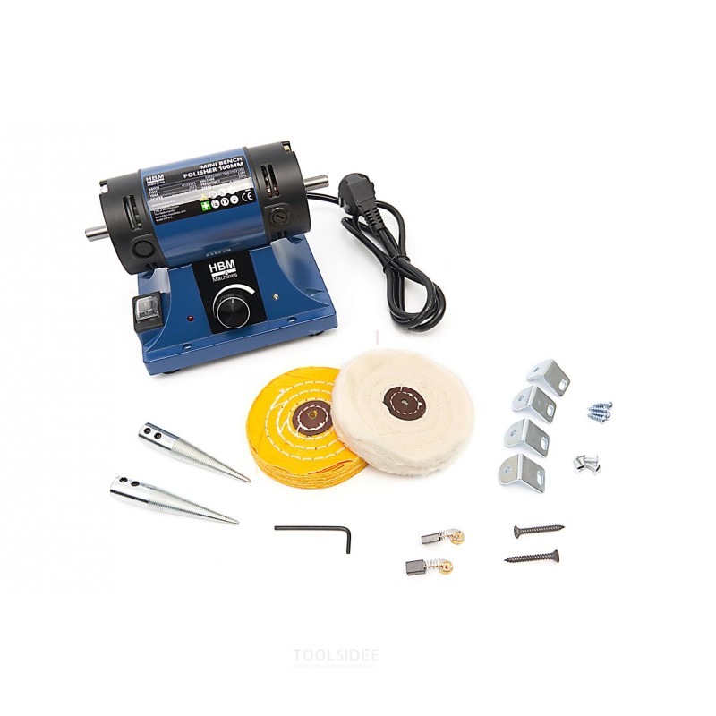 HBM mini polermaskine 100 mm HBM mini polermaskine 100 mm