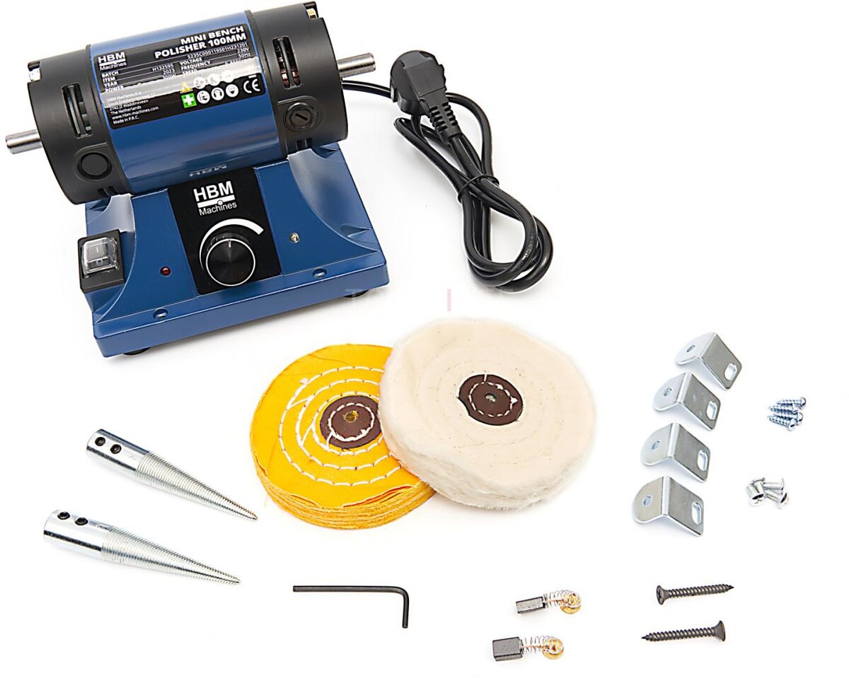 HBM mini polijstmachine 100 mm 