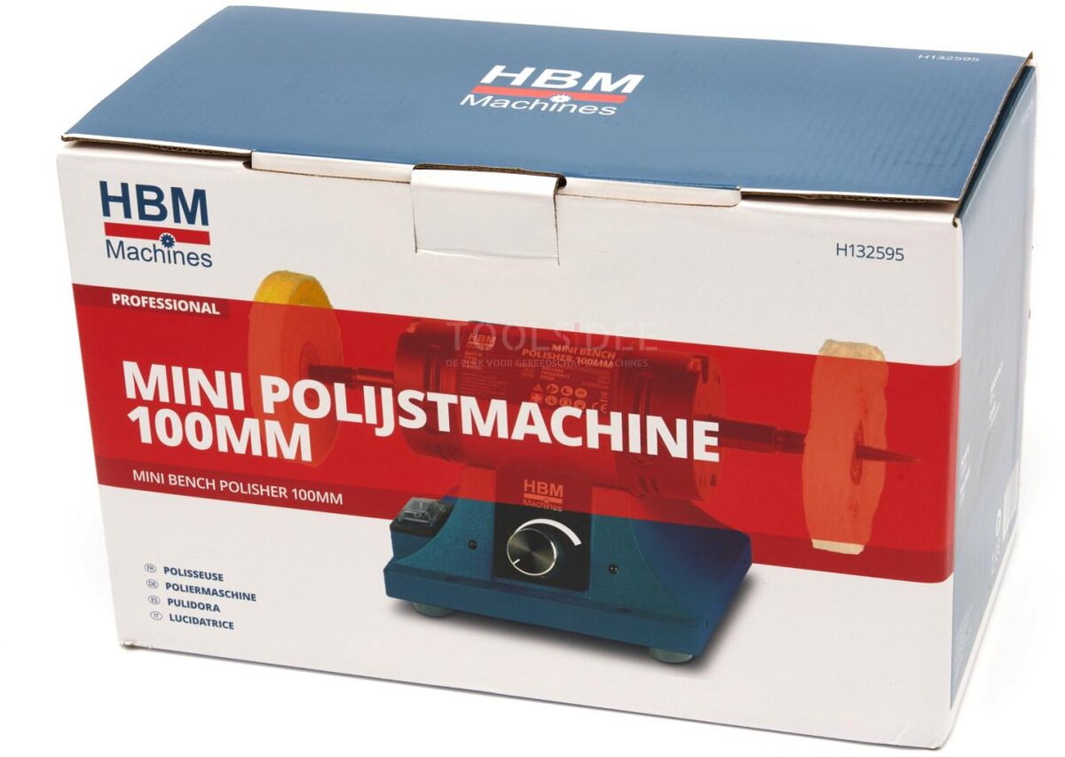 HBM mini polijstmachine 100 mm 