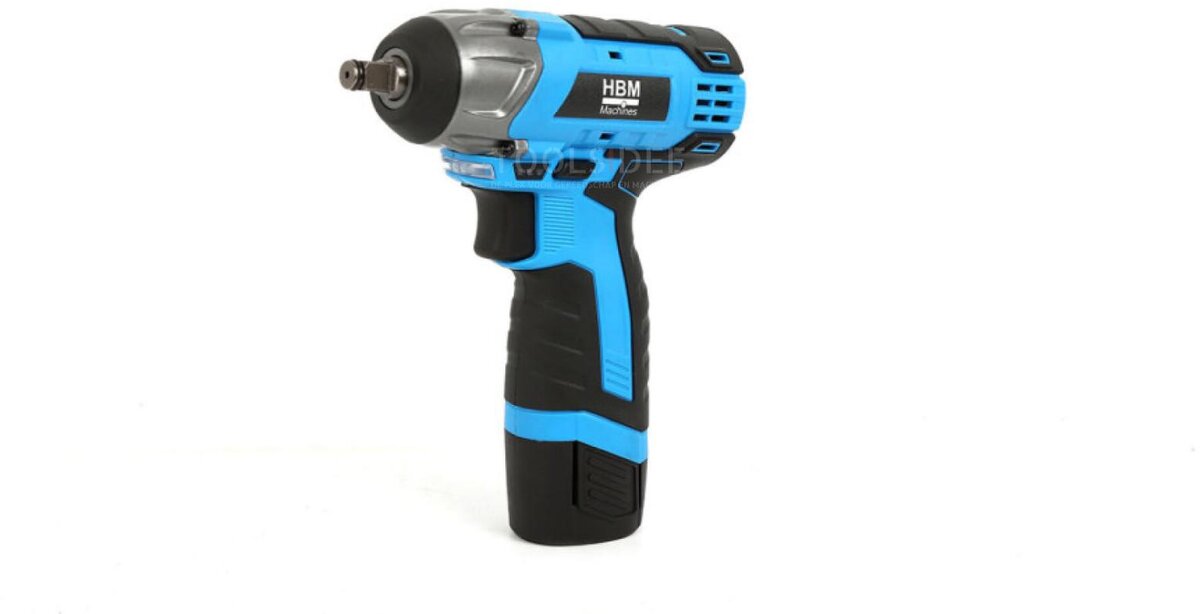 HBM batteridrevet slagnøkkel og slagskrutrekker 10,8 Volt HBM batteridrevet slagnøkkel og slagskrutrekker 10,8 Volt