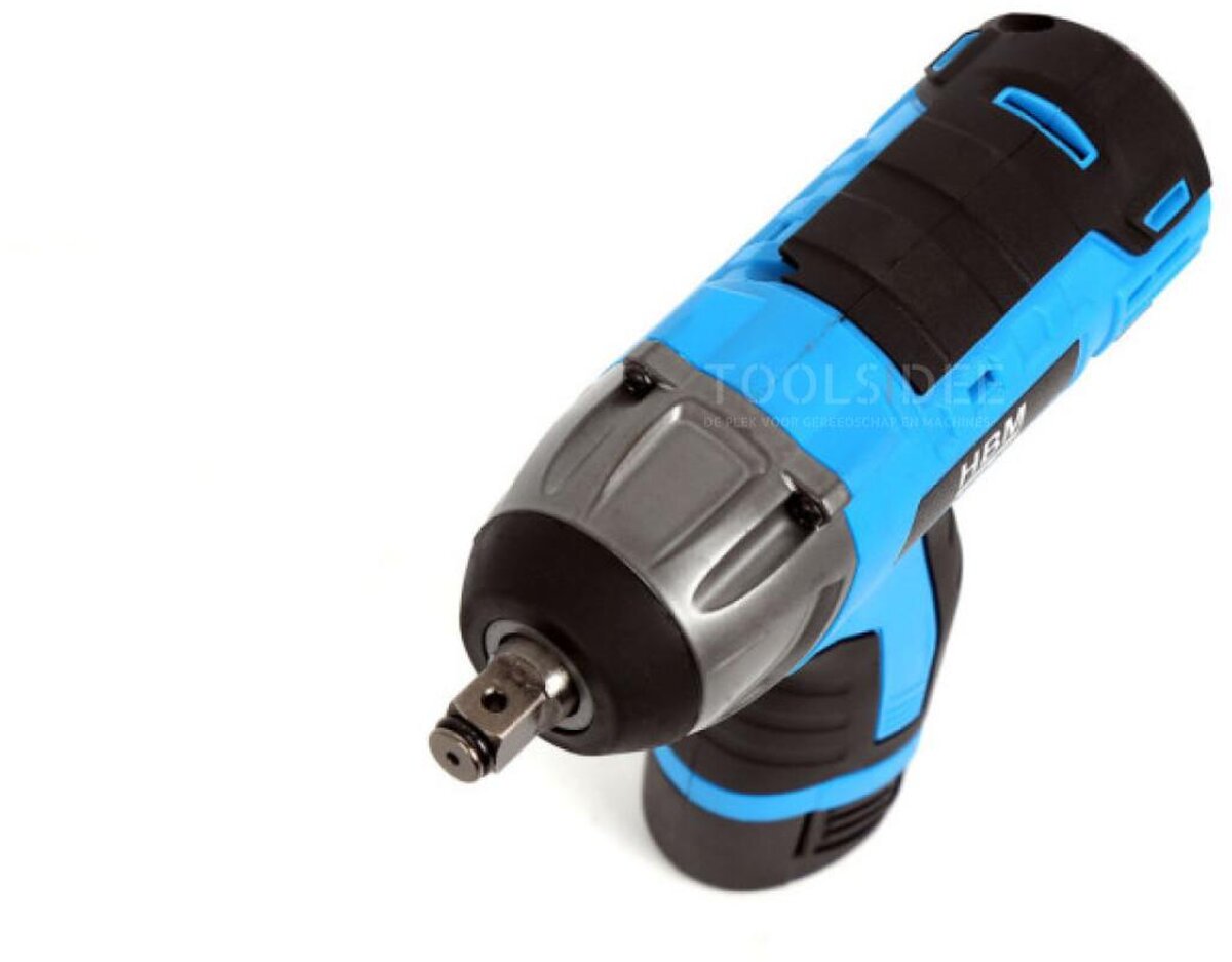 HBM batteridrevet slagnøkkel og slagskrutrekker 10,8 Volt HBM batteridrevet slagnøkkel og slagskrutrekker 10,8 Volt