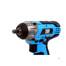 HBM batteridrevet slagnøkkel og slagskrutrekker 10,8 Volt HBM batteridrevet slagnøkkel og slagskrutrekker 10,8 Volt