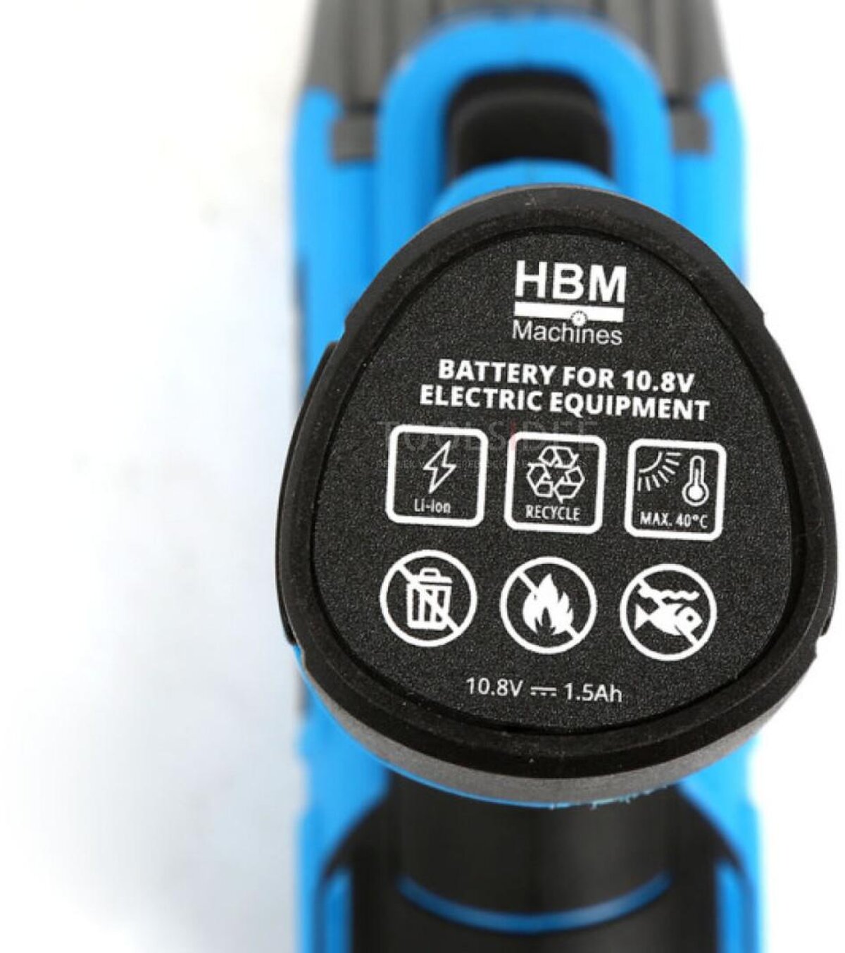 HBM batteridrevet slagnøkkel og slagskrutrekker 10,8 Volt HBM batteridrevet slagnøkkel og slagskrutrekker 10,8 Volt