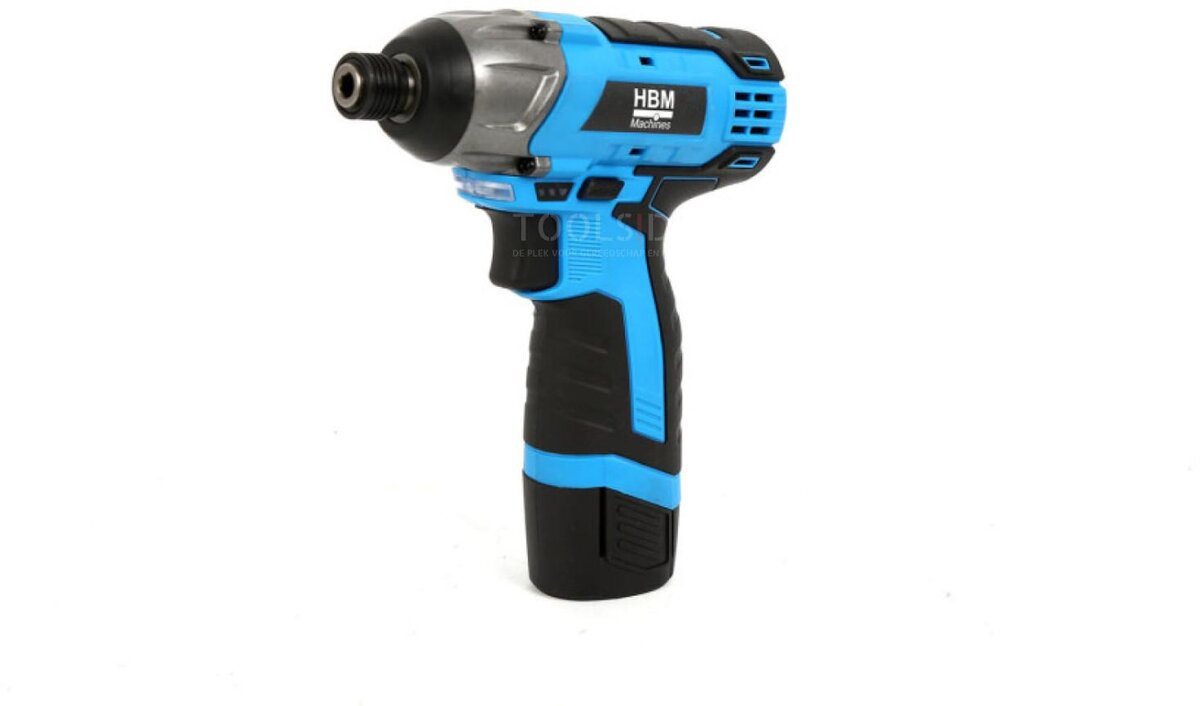 HBM batteridrevet slagnøkkel og slagskrutrekker 10,8 Volt HBM batteridrevet slagnøkkel og slagskrutrekker 10,8 Volt