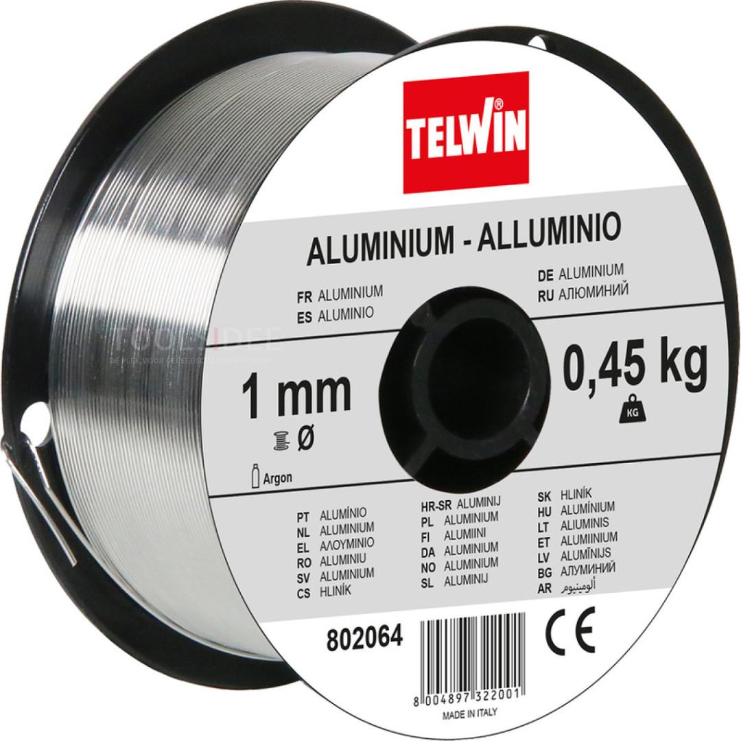 Telwin aluminium silisium sveisetråd 1,0 mm 2 kg Telwin aluminium silisium sveisetråd 1,0 mm 2 kg