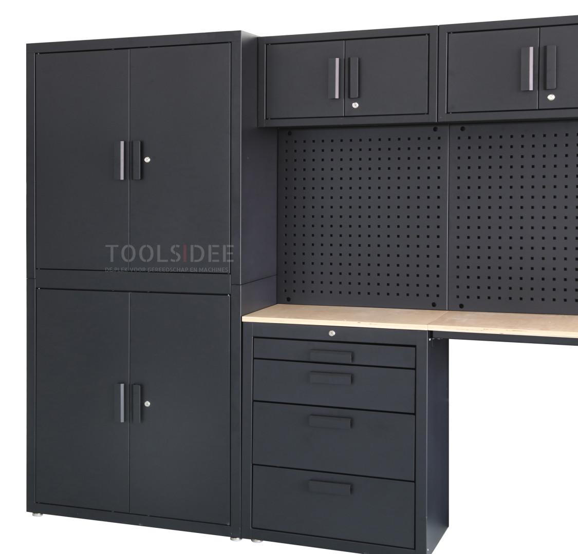 HBM premium modulært verkstedsystem, 8 deler, matt svart HBM premium modulært verkstedsystem, 8 deler, matt svart