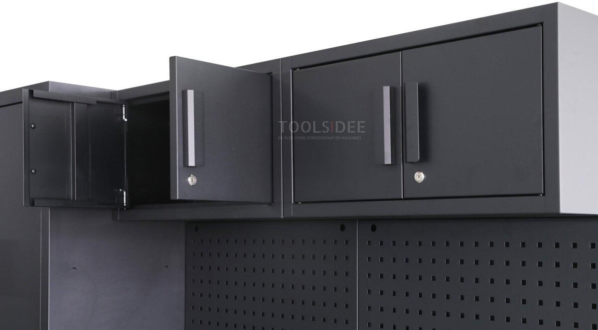 HBM premium modulært verkstedsystem, 8 deler, matt svart HBM premium modulært verkstedsystem, 8 deler, matt svart