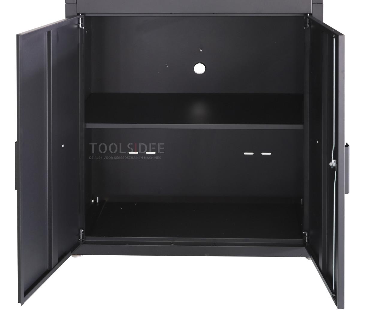 HBM premium modulært verkstedsystem, 8 deler, matt svart HBM premium modulært verkstedsystem, 8 deler, matt svart