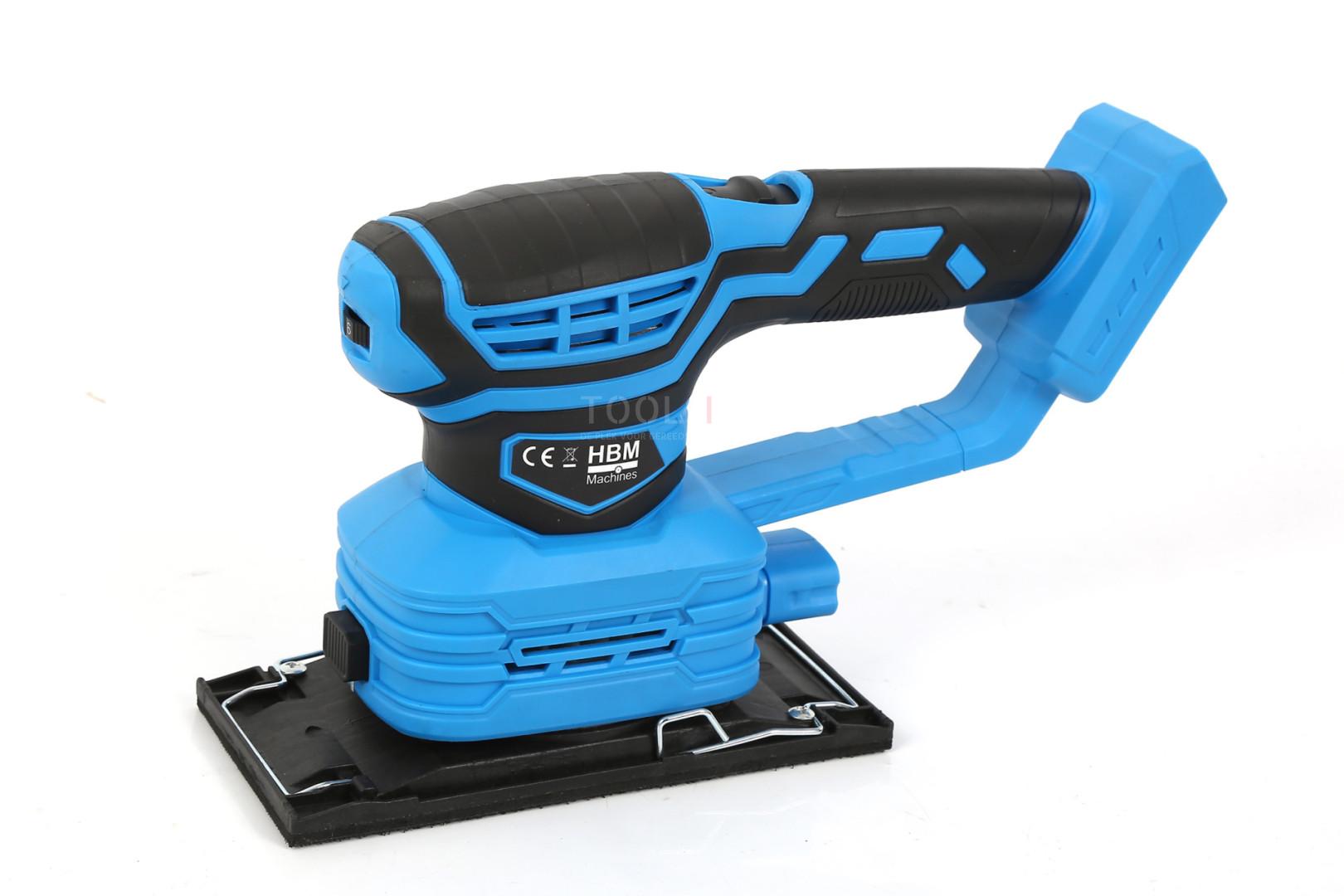 HBM 3-in-1 multifunctional battery sander 20 V, 125 mm, 11,000 rpm HBM 3-in-1 multifunctional battery sander 20 V, 125 mm, 11,000 rpm