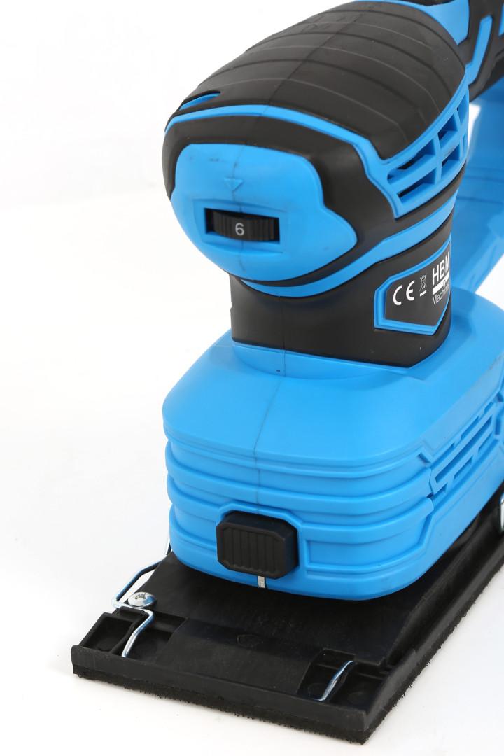 HBM 3-in-1 multifunctional battery sander 20 V, 125 mm, 11,000 rpm HBM 3-in-1 multifunctional battery sander 20 V, 125 mm, 11,000 rpm