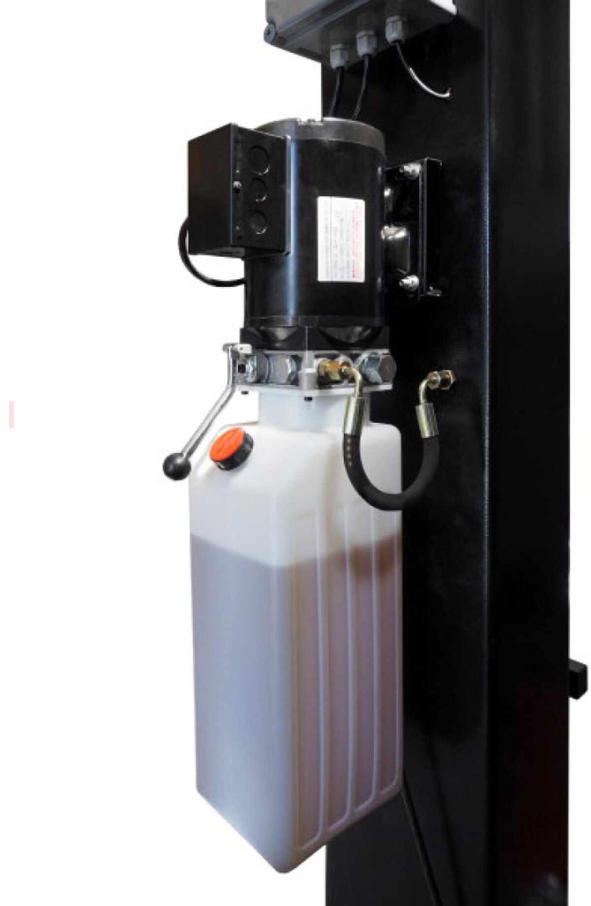 Weber professionelle 2-Säulen-Hydraulikhubbrücke 4,2 Tonnen mit elektronischer Entriegelung, schwarz 