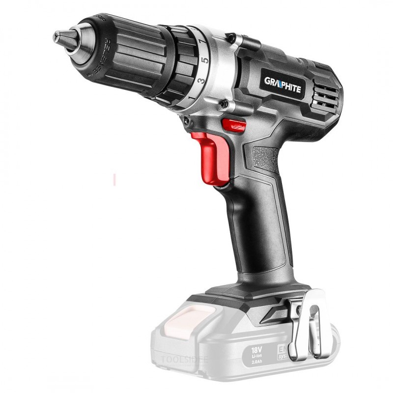 GRAPHITE batteridrevet drill 18v li-ion, energi +