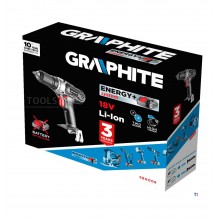 GRAPHITE batteridrevet drill 18v li-ion, energi +
