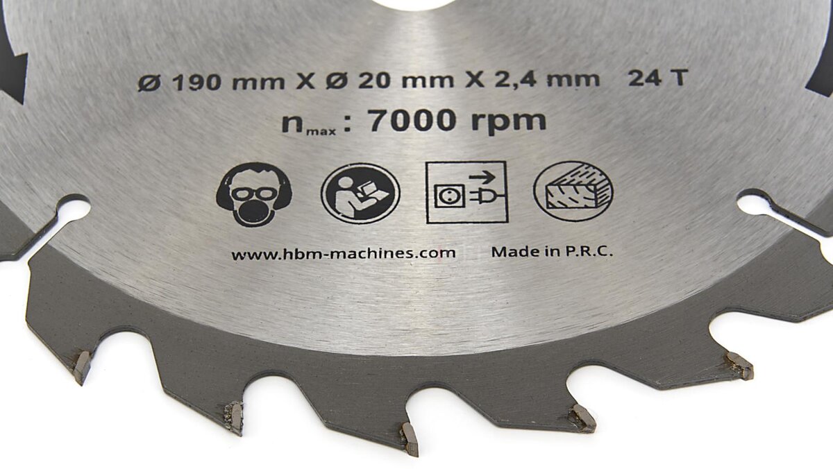 HBM Sägeblatt 190 mm für Tauchsäge HBM Sägeblatt 190 mm für Tauchsäge