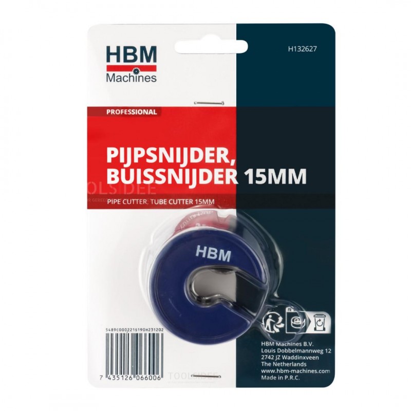 HBM Rørskærer, rørskærer 15 mm 