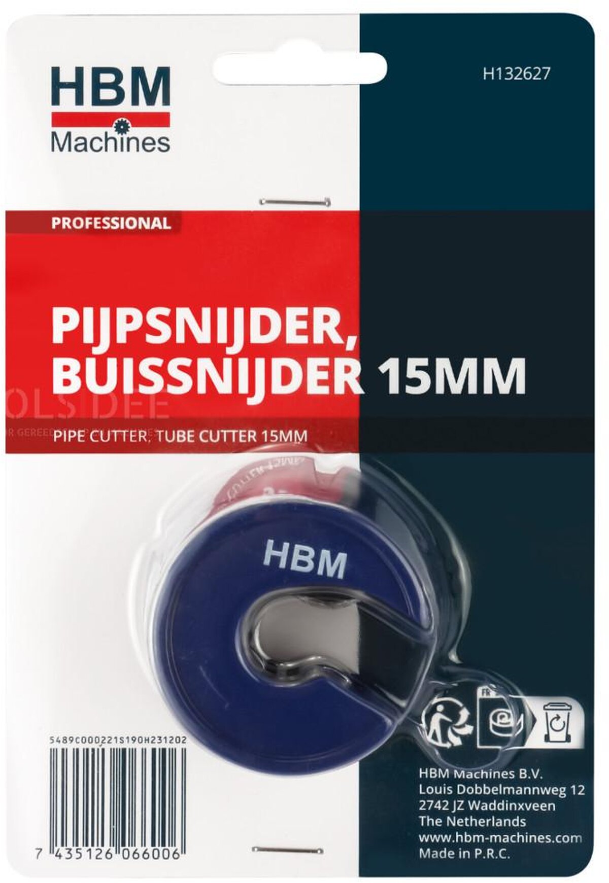 HBM Rohrschneider, Rohrschneider 15 mm 