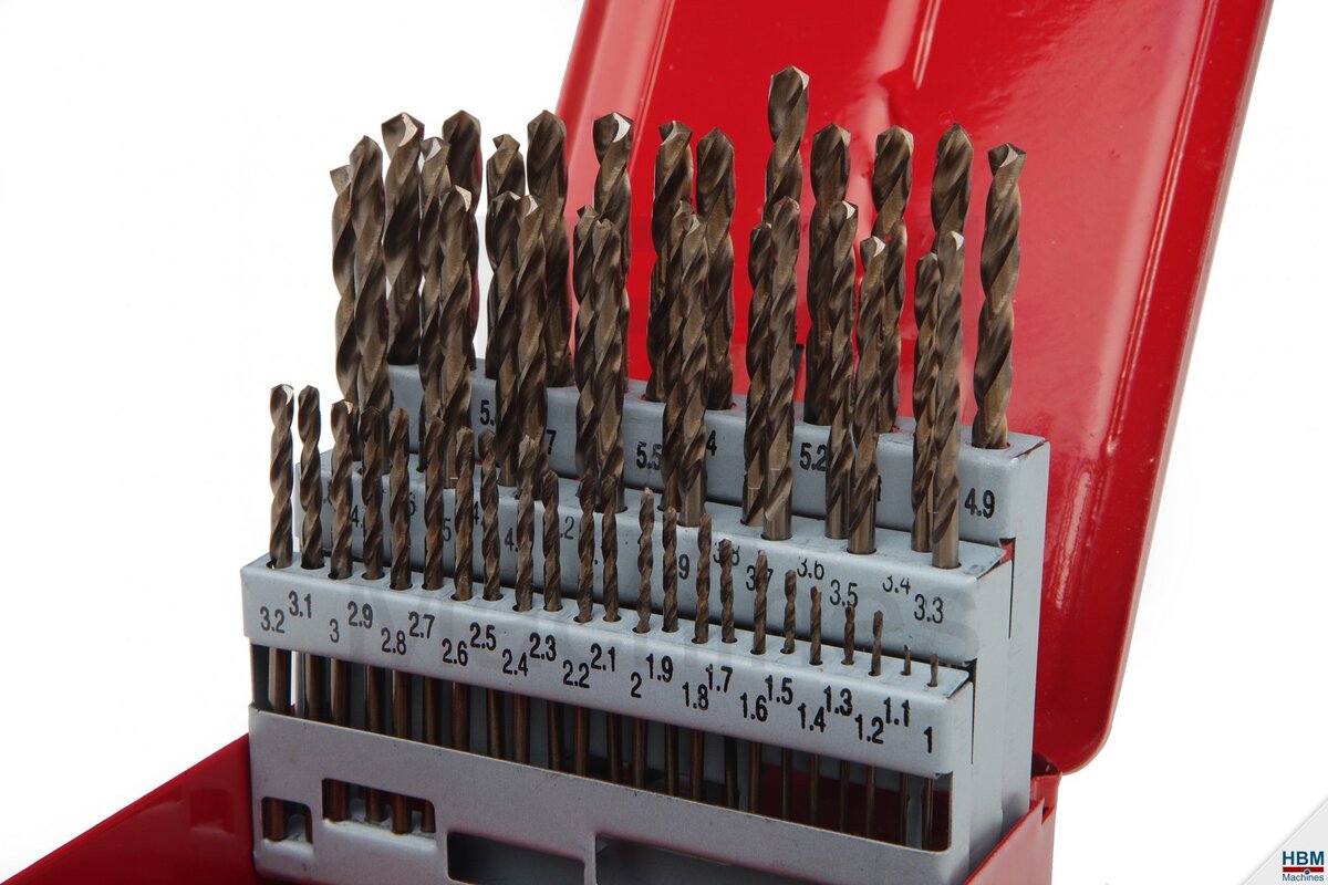 HBM 1-5.9x0.1mm HSS - 5% koboltborrbitsett